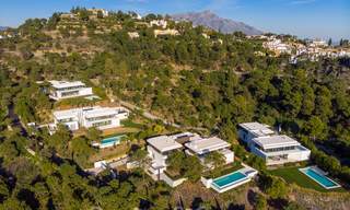 New contemporary luxury villas with sea views for sale, in an exclusive urbanisation in Benahavis - Marbella 21656 