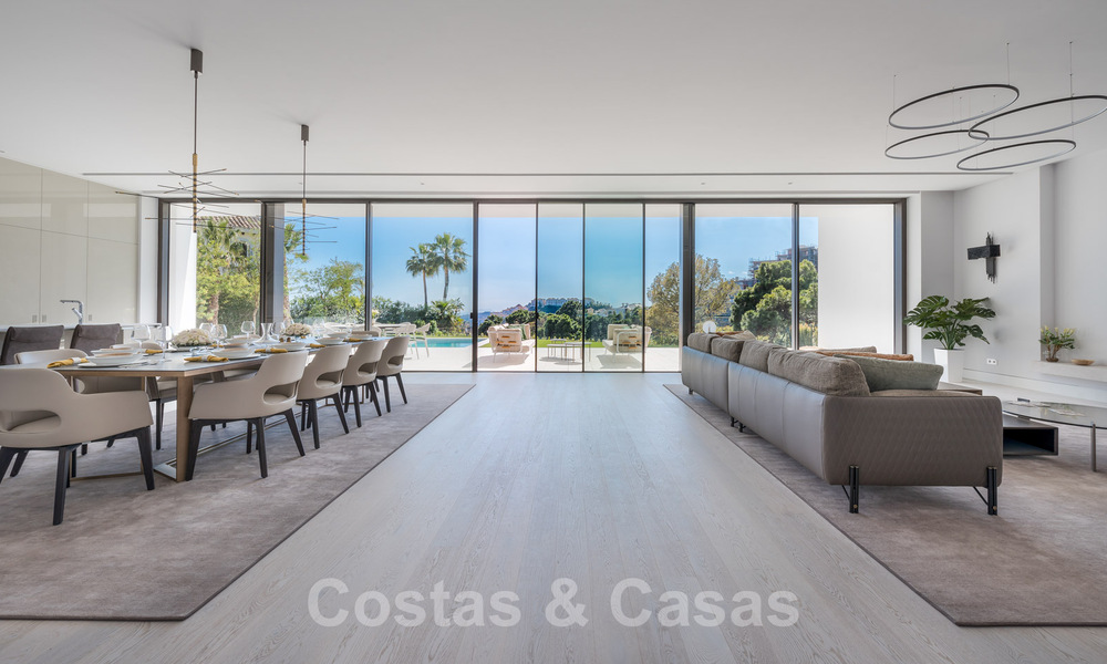 New contemporary luxury villas with sea views for sale, in an exclusive urbanisation in Benahavis - Marbella 37231