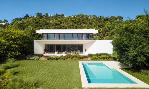 New contemporary luxury villas with sea views for sale, in an exclusive urbanisation in Benahavis - Marbella 37279