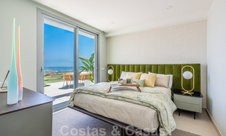 New modern frontline golf apartments with sea views for sale in a luxury resort in Mijas, Costa del Sol. Ready to move in! Last penthouses! 39686 