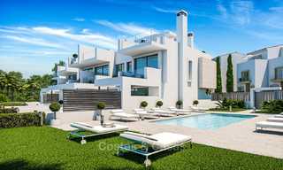 Attractive contemporary townhouses in a new boutique development for sale, beachside Estepona, Costa del Sol 7790 