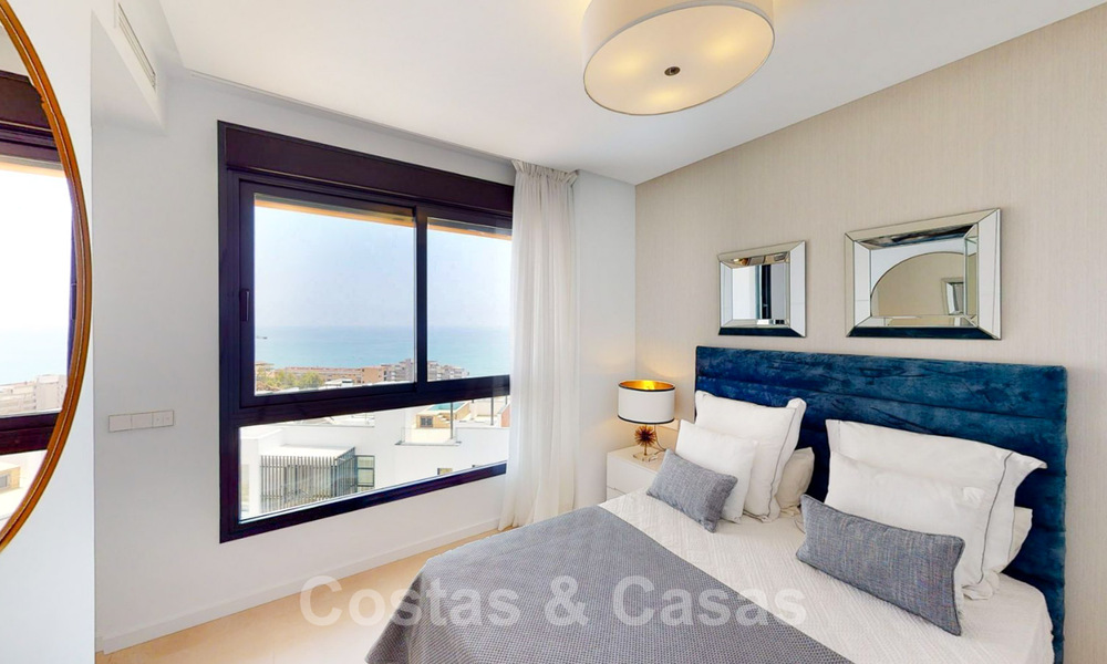 New avant-gardist apartments for sale, walking distance from the beach and amenities, Fuengirola, Costa del Sol. Ready to move in. 32977