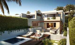 New luxury front line beach villas for sale in an exclusive complex, New Golden Mile, Marbella - Estepona 7900 