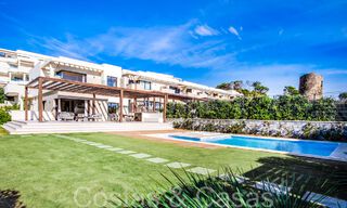 New luxury front line beach villa for sale in an exclusive complex, New Golden Mile, Marbella - Estepona 69845 
