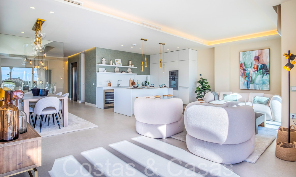 New luxury front line beach villa for sale in an exclusive complex, New Golden Mile, Marbella - Estepona 69853
