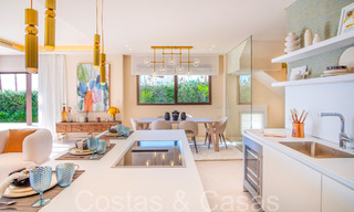 New luxury front line beach villa for sale in an exclusive complex, New Golden Mile, Marbella - Estepona 69862 