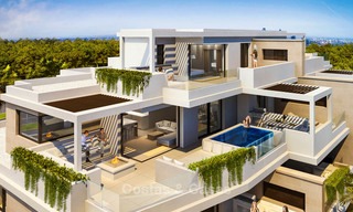 New luxury front line beach apartments for sale in an exclusive complex, New Golden Mile, Marbella - Estepona 7924 