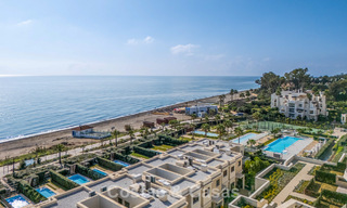 New luxury front line beach apartments for sale in an exclusive complex, New Golden Mile, Marbella - Estepona 783554 