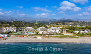 New luxury front line beach apartments for sale in an exclusive complex, New Golden Mile, Marbella - Estepona 783559 