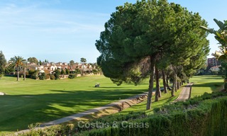Semi detached house for sale, first line golf, in a gated complex in Guadalmina Alta in Marbella 7938 
