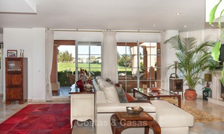 Semi detached house for sale, first line golf, in a gated complex in Guadalmina Alta in Marbella 7939 