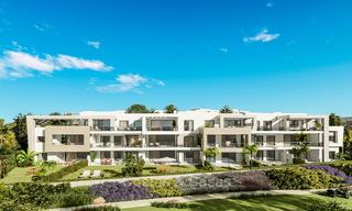 Delightful modern front-line golf apartments for sale in an exclusive new complex, Casares, Costa del Sol 8026 