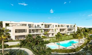 Delightful modern front-line golf apartments for sale in an exclusive new complex, Casares, Costa del Sol 8027 