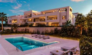 Delightful modern front-line golf apartments for sale in an exclusive new complex, Casares, Costa del Sol 8030 