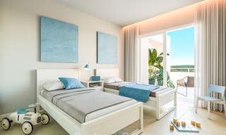 Delightful modern front-line golf apartments for sale in an exclusive new complex, Casares, Costa del Sol 8035 