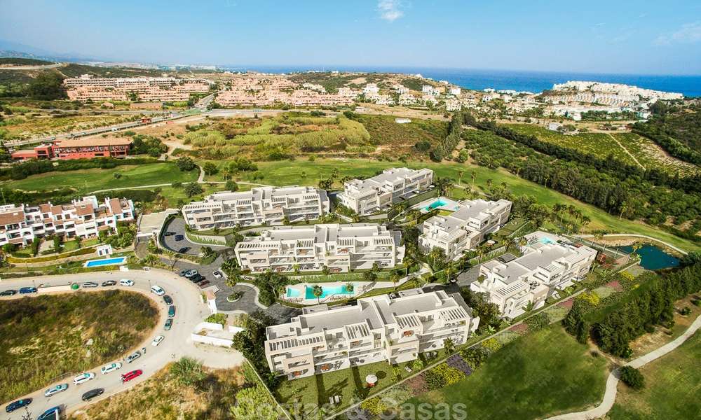 Delightful modern front-line golf apartments for sale in an exclusive new complex, Casares, Costa del Sol 8038