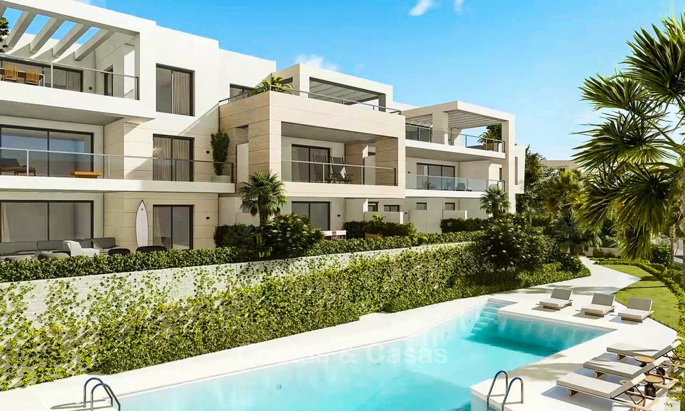 Delightful modern front-line golf apartments for sale in an exclusive new complex, Casares, Costa del Sol 8039