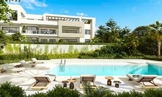 Delightful modern front-line golf apartments for sale in an exclusive new complex, Casares, Costa del Sol 8041 