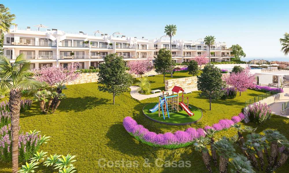 Chic new modern apartments with breath taking sea views for sale, Manilva, Costa del Sol 8140