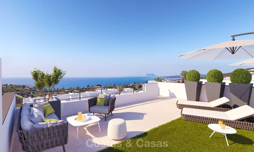 Chic new modern apartments with breath taking sea views for sale, Manilva, Costa del Sol 8142