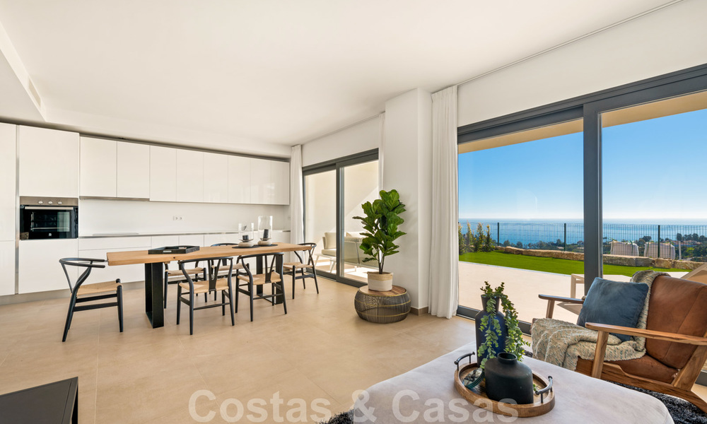 Chic new modern apartments with breath taking sea views for sale, Manilva, Costa del Sol 23753