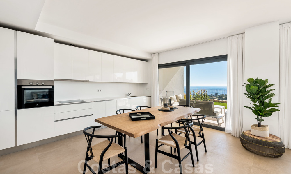 Chic new modern apartments with breath taking sea views for sale, Manilva, Costa del Sol 23754