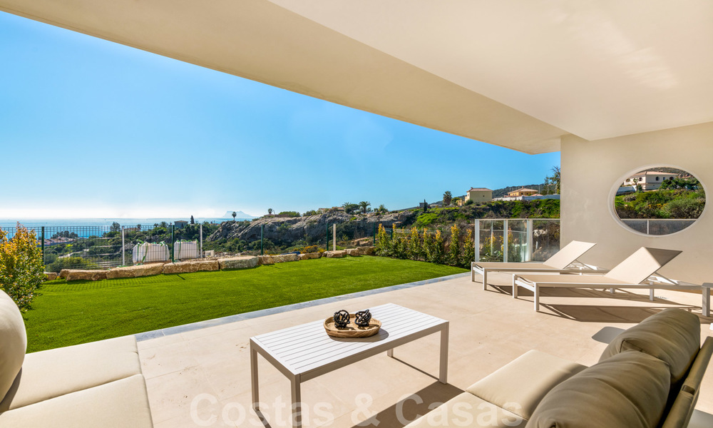 Chic new modern apartments with breath taking sea views for sale, Manilva, Costa del Sol 23759