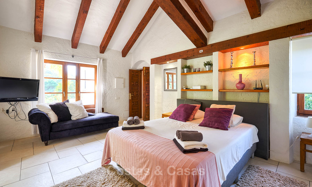 Spacious country-style villa in unique natural surroundings for sale, Casares, Costa del Sol 8095