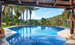 Spacious country-style villa in unique natural surroundings for sale, Casares, Costa del Sol 8131 