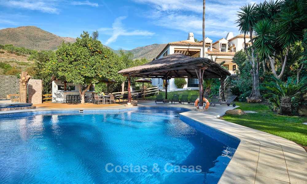 Spacious country-style villa in unique natural surroundings for sale, Casares, Costa del Sol 8132