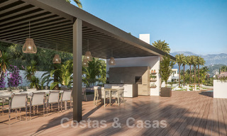 Elegant and spacious new apartments for sale, walking distance from beach and amenities, with sea views, Estepona 31383 