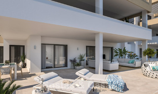Elegant and spacious new apartments for sale, walking distance from beach and amenities, with sea views, Estepona 31385 