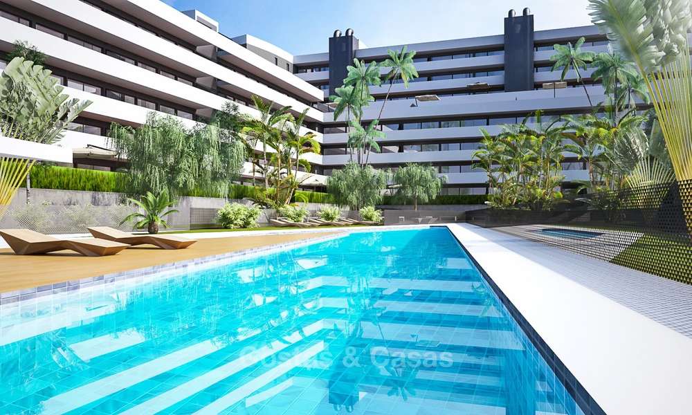 New, attractively priced, modern apartments for sale, walking distance to the beach and amenities, Estepona 8172