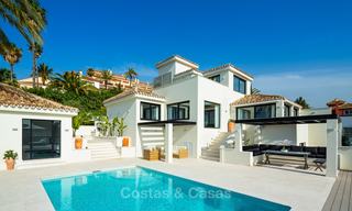 Fantastic renovated luxury villa with sea views for sale, in the Golf Valley, Nueva Andalucía, Marbella 8217 