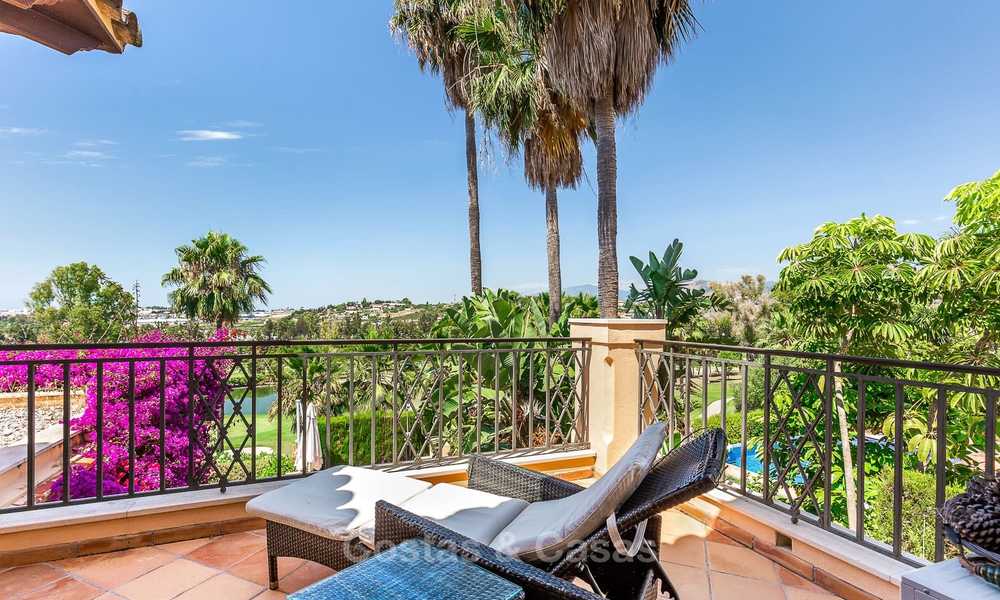 Spacious and luxurious traditional style villa for sale, front line golf, Nueva Andalucía, Marbella 8247