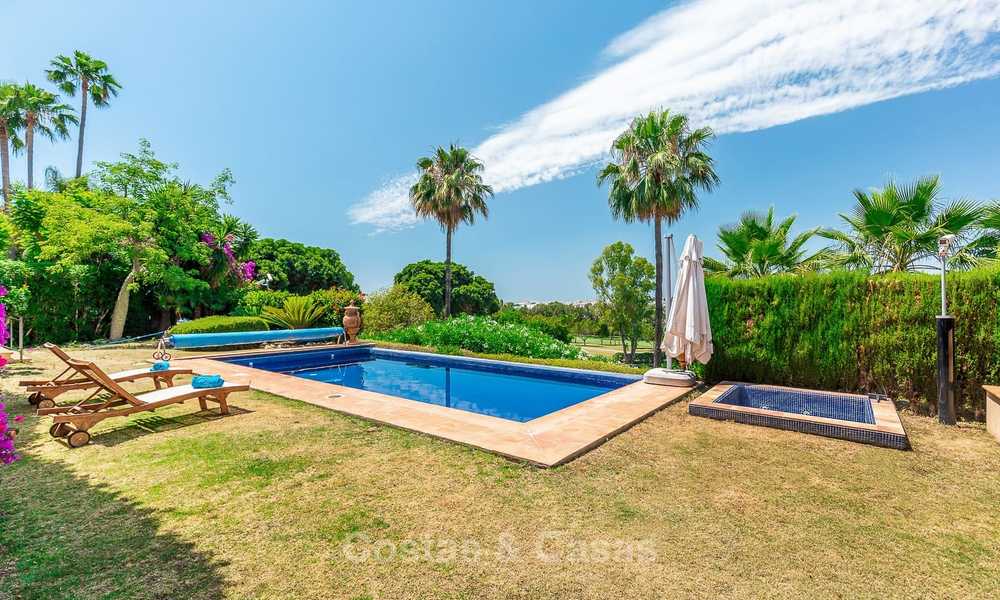 Spacious and luxurious traditional style villa for sale, front line golf, Nueva Andalucía, Marbella 8270