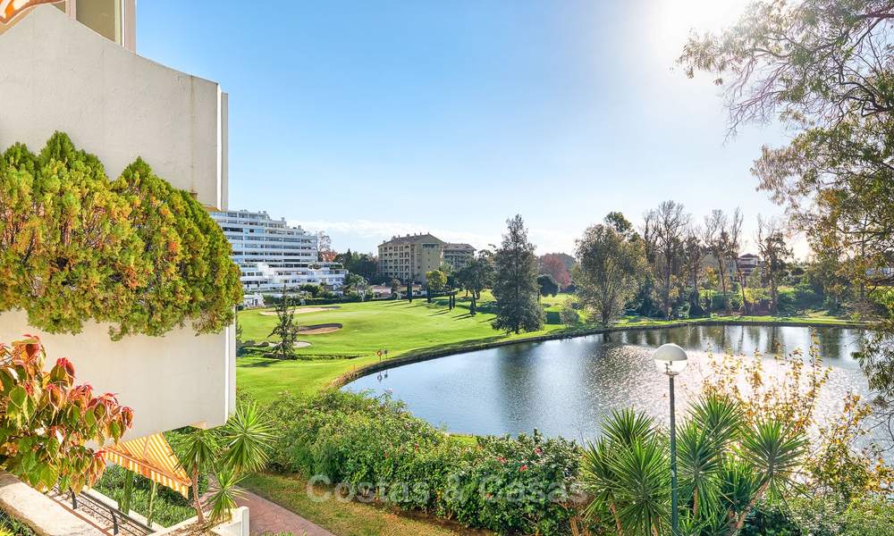 Very spacious front line golf apartment for sale, walking distance to amenities and San Pedro, Marbella 8438