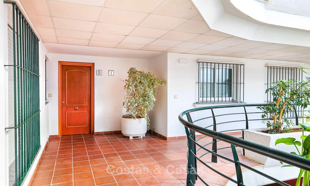 Very spacious front line golf apartment for sale, walking distance to amenities and San Pedro, Marbella 8457