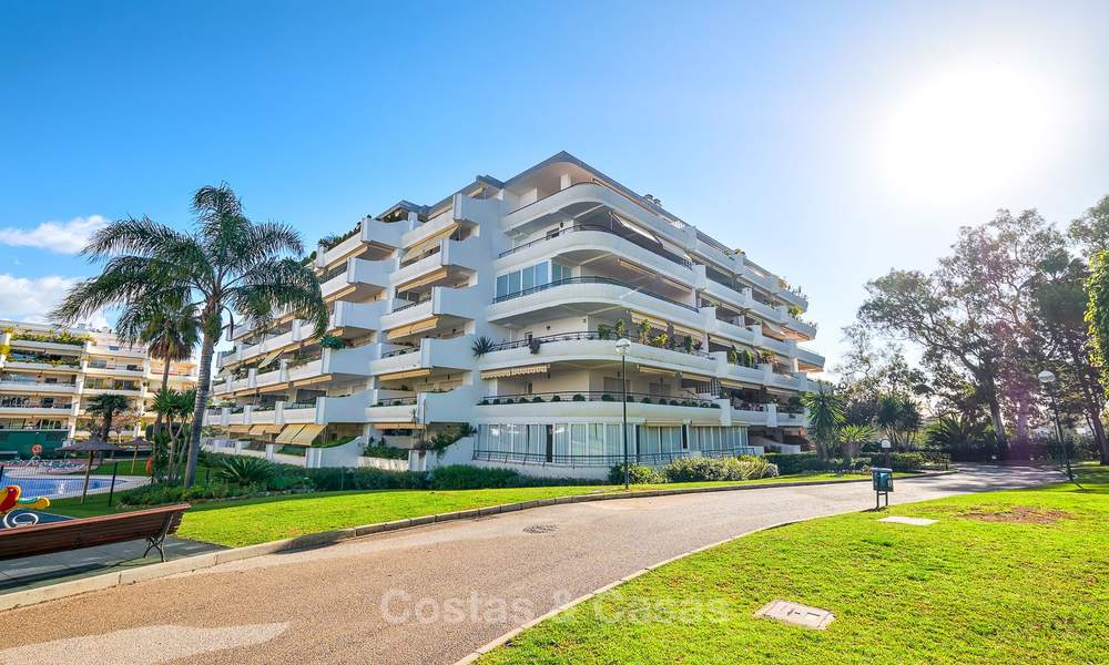 Very spacious front line golf apartment for sale, walking distance to amenities and San Pedro, Marbella 8460