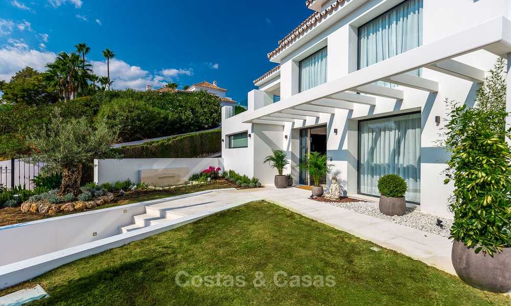 Ready to move in! Completely reformed Andalusian style villa for sale, Golf Valley, Nueva Andalucía, Marbella 8400