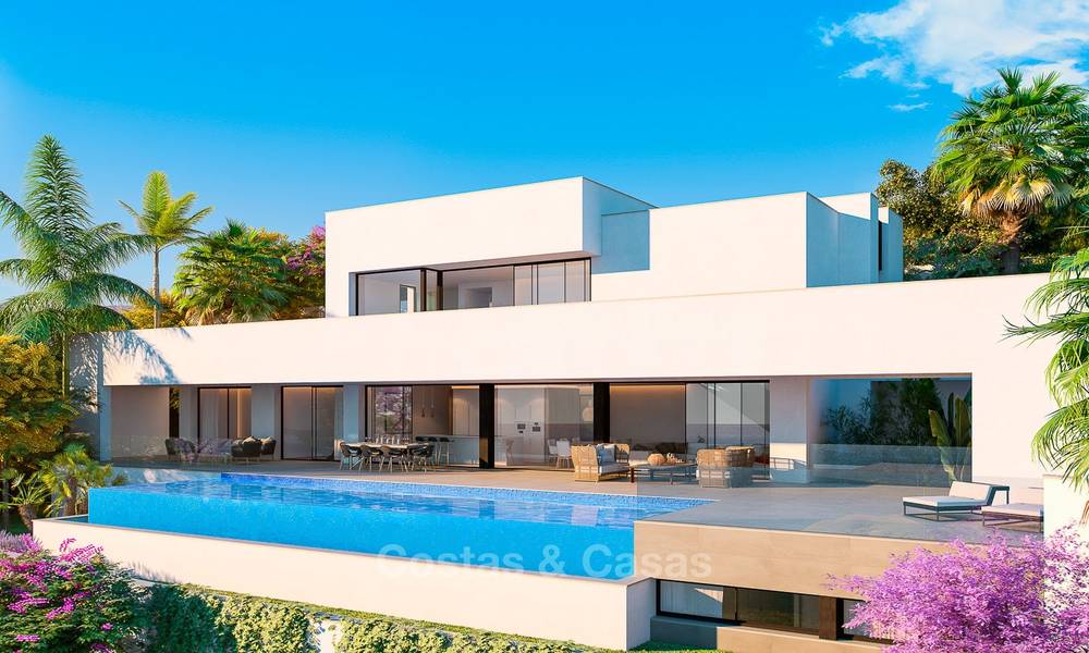 Impressive modern designer villa with amazing sea views for sale, in a golf complex - Benahavis, Marbella 8479