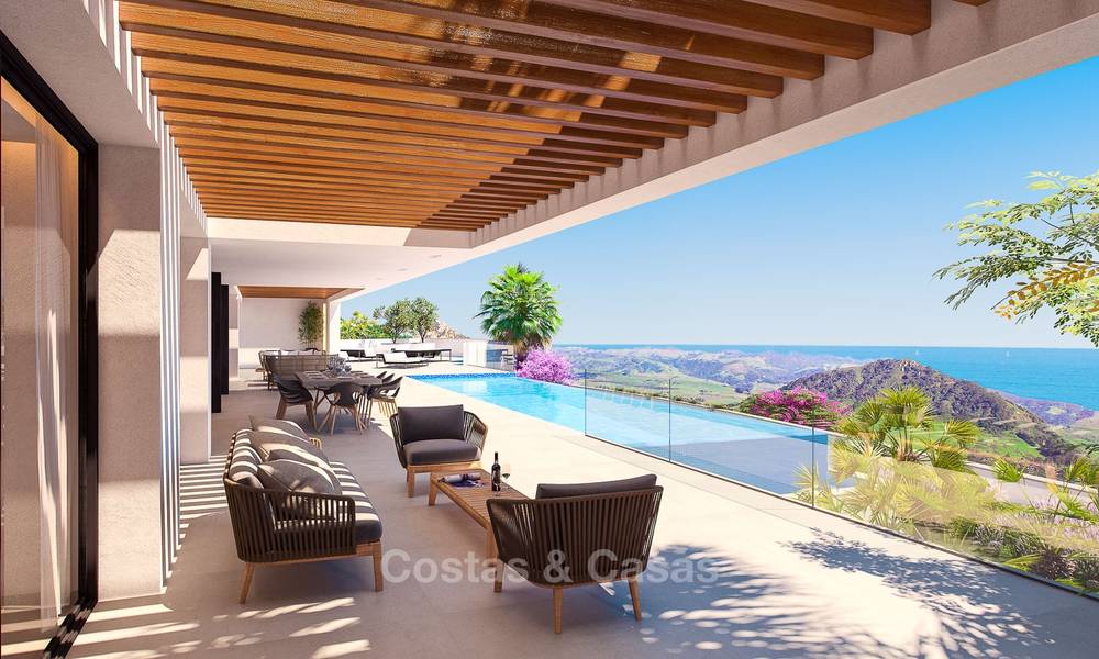 Impressive modern designer villa with amazing sea views for sale, in a golf complex - Benahavis, Marbella 8480