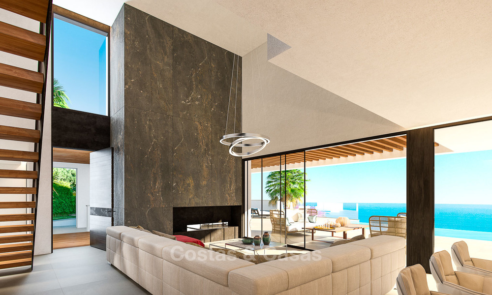 Impressive modern designer villa with amazing sea views for sale, in a golf complex - Benahavis, Marbella 8481