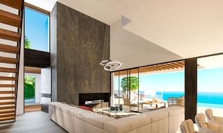 Impressive modern designer villa with amazing sea views for sale, in a golf complex - Benahavis, Marbella 8481 