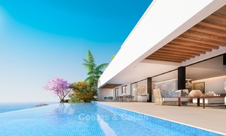 Impressive modern designer villa with amazing sea views for sale, in a golf complex - Benahavis, Marbella 8483 