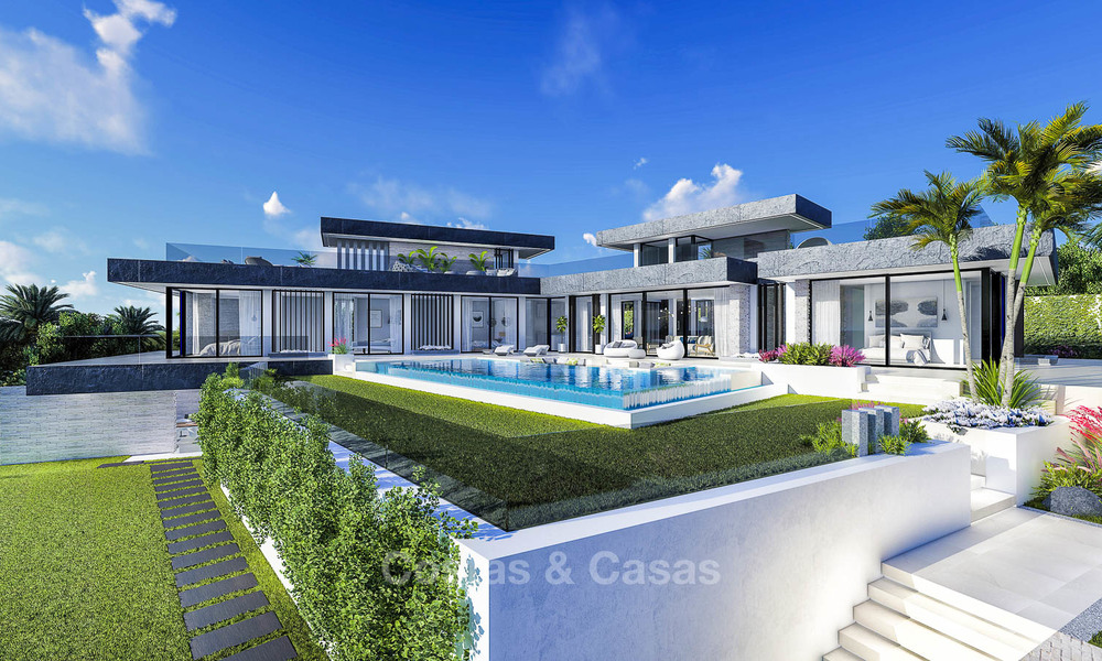 Majestic innovative designer villa with spectacular sea views for sale - Benahavis, Marbella 8502