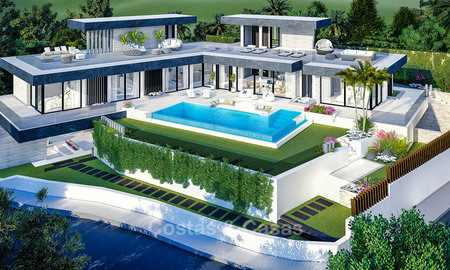 Majestic innovative designer villa with spectacular sea views for sale - Benahavis, Marbella 8503