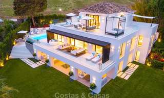 Spacious, nicely renovated luxury villa for sale with sea and golf views, Nueva Andalucía, Marbella 8585 