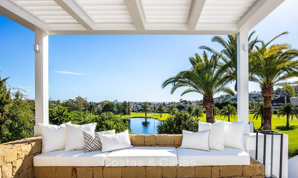 Spectacular, fully refurbished luxury villa with sea views for sale, front line golf, Nueva Andalucía, Marbella 8647