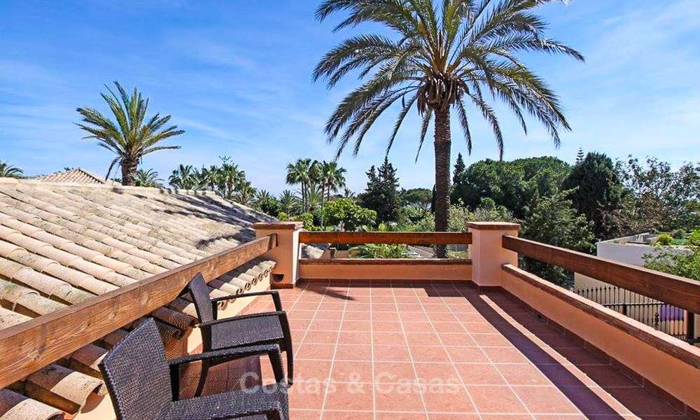 Beachside classical-style villa in a popular residential area for sale, East Marbella 8730